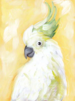 Motiv als Grußkarte - Yellow Cockatoo oder mit Eigenem Foto