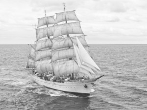 Motiv auf Grußkarte - Gorch Fock oder mit Eigenem Foto