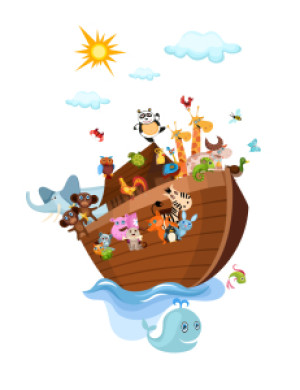Wunschmotiv als Grußkarte - Noah S Arc oder mit Eigenem Foto