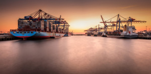 Bild auf Grußkarte - Hafen Hamburg oder mit Eigenem Foto
