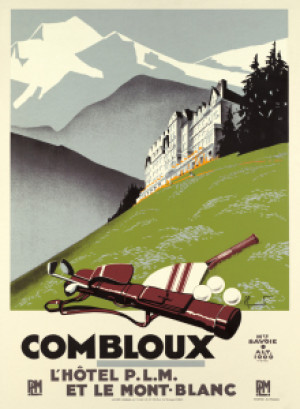 Bild auf Grußkarte - Combloux By Rene Vincent - 1925 oder mit Eigen...