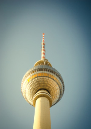 Wunschmotiv Grußkarte - Berliner Fernsehturm Ganz Nah oder mit Eige...
