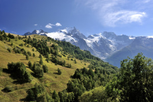 Wunschmotiv auf Grußkarte - Alpenpanorama Im Sommer oder mit Eigene...
