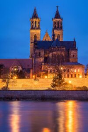 Motiv auf Grußkarte - Der Magdeburger Dom oder mit Eigenem Foto