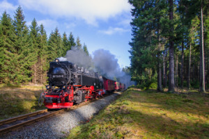 Foto auf Grußkarte - Harzquerbahn oder mit Eigenem Foto