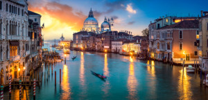 Bild Grußkarte - Canal Grande In Venedig Italien oder mit Eigenem F...