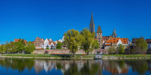Motiv auf Grußkarte - Ulm An Der Donau oder mit Eigenem Foto
