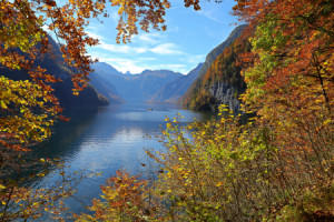 Bilder Grußkarte - Der Königssee Im Herbst oder mit Eigenem Foto