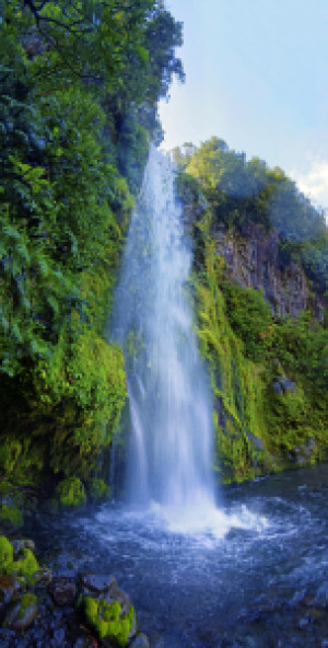 Bild auf Grußkarte - Dawson Fall Neuseeland oder mit Eigenem Foto