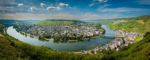 Wunschbild als Grußkarte - Mosel Bei Bernkastel-Kues 3-2 oder mit E...