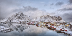 Foto auf Grußkarte - Reine - Lofoten oder mit Eigenem Foto