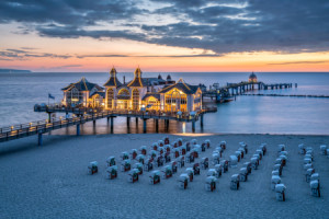 Foto auf Grußkarte - Seebrücke Sellin Auf Der Insel Rügen oder mit ...