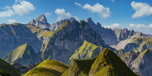 Foto Grußkarte - Allgäuer Bergwelt oder mit Eigenem Foto