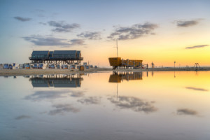 Wunschmotiv als Grußkarte - Am Strand Von Sankt Peter-Ording oder m...