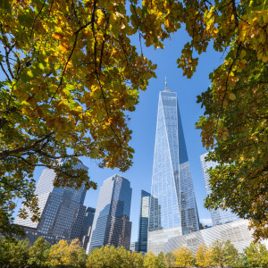 Bild Grußkarte - One World Trade Center In New York City oder mit E...