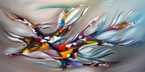 Wunschmotiv als Grußkarte - Abstract Time oder mit Eigenem Foto