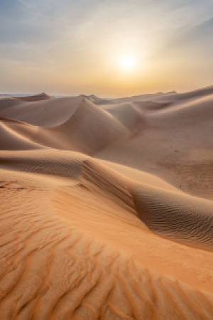 Wunschbild Grußkarte - Sandwüste In Abu Dhabi oder mit Eigenem Foto