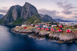 Motiv Grußkarte - Hamnoy - Lofoten - Norwegen oder mit Eigenem Foto