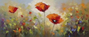 Wunschmotiv auf Grußkarte - Simply Mohn Ki oder mit Eigenem Foto