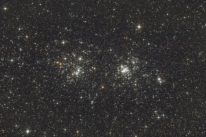 Foto Grußkarte - Persei Doppel Sternhaufen oder mit Eigenem Foto