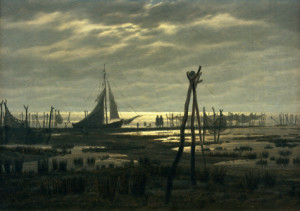 Bild Grußkarte - C D Friedrich Sumpfiger Strand oder mit Eigenem Foto