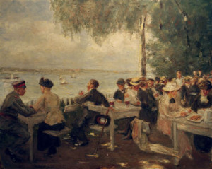 Bild Grußkarte - M Liebermann Gartenlokal Nikolskoe oder mit Eigene...