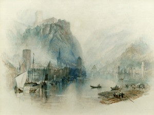 Bild auf Grußkarte - William Turner Burgen Am Rhein oder mit Eigene...