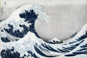 Motiv als Grußkarte - Thegreatwaveofkanagawafromtheseries36Viewsofm...