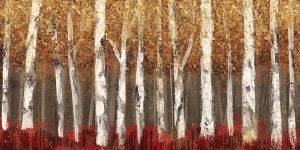 Wunschbild auf Kissen - Red Birch Ii oder mit Eigenem Foto