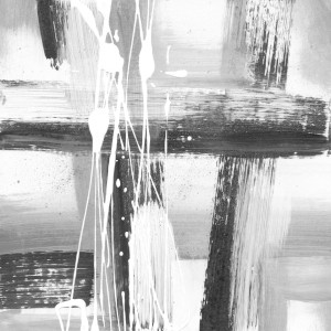 Wunschbild auf Kissen - Modern Expressions Ii Black White oder mit ...