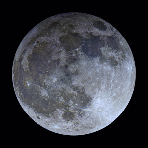 Bild auf Kissen - Vollmond 25 04 2013 oder mit Eigenem Foto