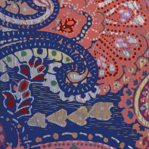 Fotos Kissen - Painted Paisley I oder mit Eigenem Foto