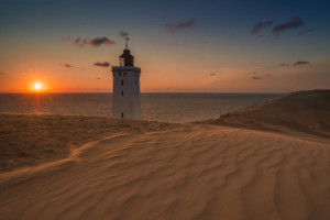 Motiv als Kissen - Rubjerg Knude - Dänemark oder mit Eigenem Foto