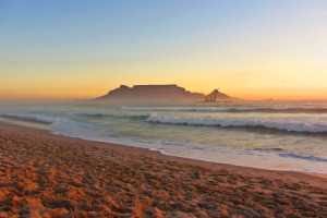 Motiv Kissen - Blouberg-Beach South Africa oder mit Eigenem Foto