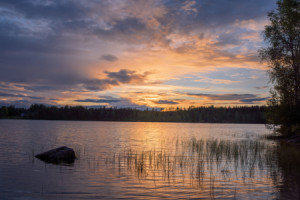Wunschmotiv Kissen - Sonnenuntergang Am See oder mit Eigenem Foto
