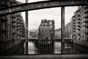 Foto auf Kissen - Hamburg Speicherstadt oder mit Eigenem Foto