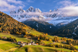 Wunschmotiv auf Kissen - Herbst In Südtirol oder mit Eigenem Foto