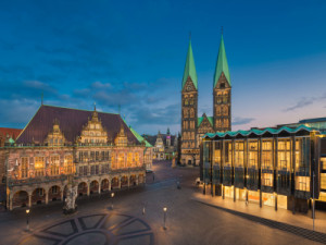 Wunschmotiv als Kissen - Marktplatz Von Bremen oder mit Eigenem Foto
