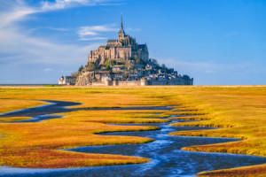 Wunschmotiv Kissen - Le Mont Saint Michel Normandie oder mit Eigene...