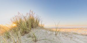 Wunschmotiv als Kissen - Sonne Im Strandhafer oder mit Eigenem Foto