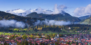 Wunschbild als Kissen - Oberstdorf oder mit Eigenem Foto