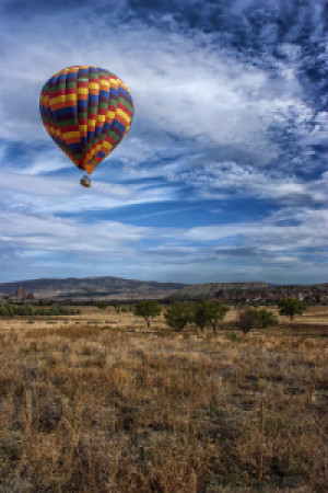 Wunschmotiv als Aufkleber - Heißluftballon oder mit Eigenem Foto