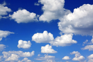 Foto Label - Just Clouds oder mit Eigenem Foto