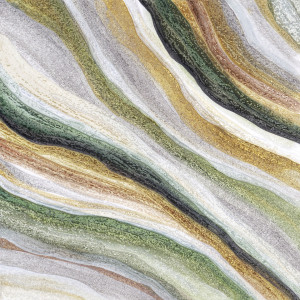 Motiv Labeldruck - Modern Agate Green Tones oder mit Eigenem Foto