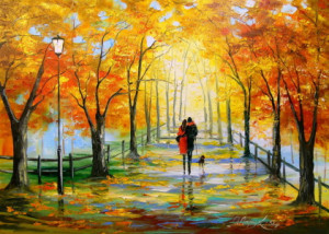 Wunschmotiv auf Labeldruck - Golden Autumn oder mit Eigenem Foto