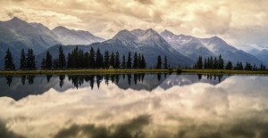 Wunschmotiv Labeldruck - Sunny Mountain oder mit Eigenem Foto