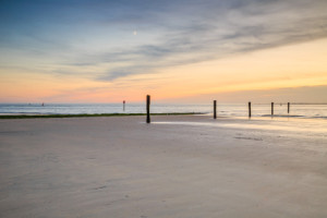 Motiv Label - Norderney - Abendstille Im Watt oder mit Eigenem Foto