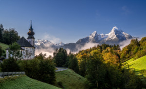 Wunschbild auf Labeldruck - Herbst Im Berchtesgadener Land oder mit...