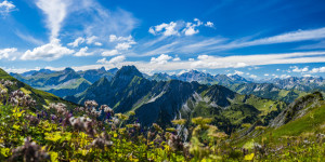 Wunschmotiv Labeldruck - Panorama Zur Höfats oder mit Eigenem Foto