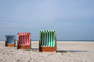 Wunschmotiv Labeldruck - Nordsee - Strandkörbe Auf Amrum 1 oder mit...